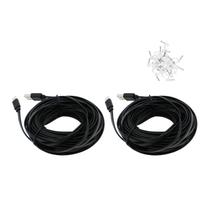 Cabo USB tipo C PDEEY 25 pés (8 m) para câmera de segurança CCTV