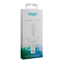 Cabo USB Tipo C - Tipo C 1,0 metro Branco Elgin Única Cabo USB Tipo C - Tipo C 1,0 metro Branco Elgin Única