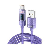 Cabo USB Tipo C Toocki - Carregamento Rápido 6A 66W - Compatível com Huawei, Oppo, Xiaomi, Samsung e Realme