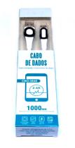 Cabo Usb tipo C Turbo Dados e Carga Blindado Universal Original - Branco Cabo Usb tipo C Turbo Dados e Carga Blindado Universal Original - Branco