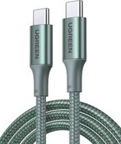 Cabo USB Tipo C UGREEN 100W 20V/5A Carregamento rápido Sincronização 480 Mbps (2M, nylon Verde) Cabo USB Tipo C UGREEN 100W 20V/5A Carregamento rápido Sincronização 480 Mbps (2M, nylon Verde)