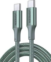 Cabo Usb Tipo C Ugreen 100W Rápido Suporta 60W 45W 2M Verde