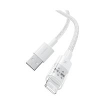 Cabo USB Transparente De Carregamento Rápido Para iPhone 14 13 12 Mini pro Max Baseus Cabo De Dados