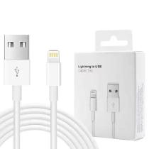 Cabo USB Turbo 1 Metro Lightning Branco Compatível com i Phone5,5s,6,6s,7,8,X,XR Cabo USB Turbo 1 Metro Lightning Branco Compatível com i Phone5,5s,6,6s,7,8,X,XR
