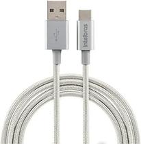 Cabo Usb Type C 1.5M Nylon Branco Euac15Nb