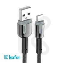 Cabo USB Type-C Nylon Trançado 1M 2,4A - KAFEI