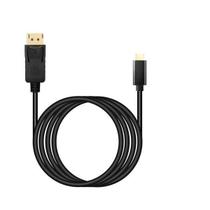 Cabo Usb Type-C Para Displayport 1.8M Jc-Tyc-Dp1.8 Preto