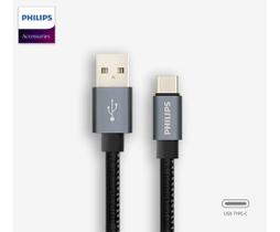 Cabo Usb Type-c Philips Dlc2528b Série Premium Alumínio