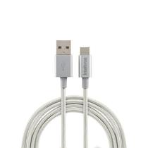 Cabo USB - USB-C 1,5m nylon branco Intelbras EUAC 15NB