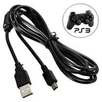 Cabo USB V3 com Filtro para Carregar Controle PS3 e Outros Dispositivos - 1.8M