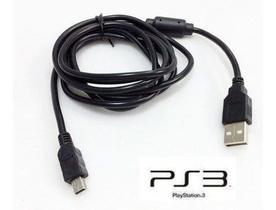 Cabo Usb V3 Para Carregar Controle De Ps3 Com 2 Metros V3