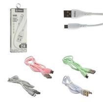 Cabo usb v8 2.4a 1 metro cores sortidas shinka Cabo usb v8 2.4a 1 metro cores sortidas shinka