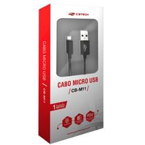 Cabo USB X Micro USB 1M 2A CB-M11BK Preto C3 TECH