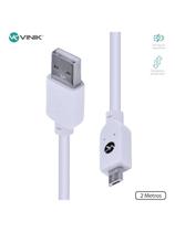 Cabo Usb X Micro Usb A 2.0 2m Branco Musb-2 Cabo Usb X Micro Usb A 2.0 2m Branco Musb-2