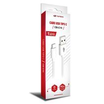 Cabo USB X USB-C 1M 3A CB-C10WH Branco C3 TECH