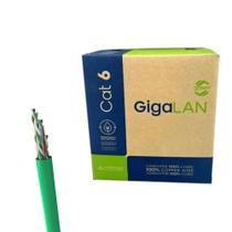 Cabo utp cat6 305 metros gigalan furukawa verde 23400195