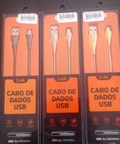 Cabo V8 USB Basike Antidobrável