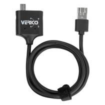 Cabo Verico VC05 - USB/Micro USB - 4 Em 1 - Preto Cabo Verico VC05 - USB/Micro USB - 4 Em 1 - Preto
