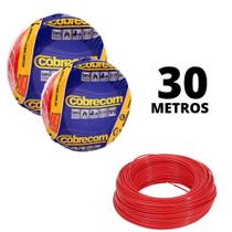 Cabo Vermelho 2,5mm Para Circuitos De Tomada Com 30 Metros