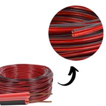 Cabo Vermelho/preto Para Som Com Ação Termoplástica de 35 Metros Cabo Vermelho/preto Para Som Com Ação Termoplástica de 35 Metros