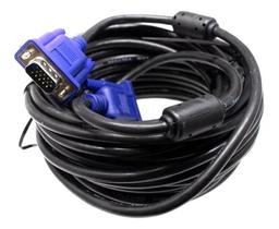 Cabo Vga 10m Monitor Lcd Pc Tv Projetor 10 Metros Blindado