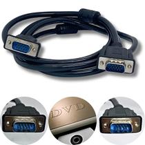 Cabo Vga 1,5M Macho-Macho Preto Alta Qualidade