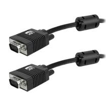Cabo Vga 3 Metros Macho X Macho Com Filtro Preto Alta Qualidade