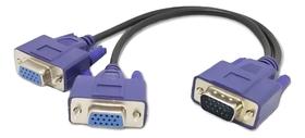 Cabo Vga Duplica Sinal Y 1 Entrada 2 Saidas Vga M Para Femea
