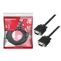 Cabo Vga Macho Com Filtro 5 M Telas De Cameras Cabo Vga Macho Com Filtro 5 M Telas De Cameras