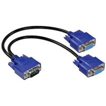Cabo vga macho p/ 2 vga femea 20cm. modelo: le-5514 Cabo vga macho p/ 2 vga femea 20cm. modelo: le-5514