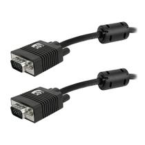 Cabo VGA Macho + VGA Macho Com Filtro 1,5 Metro Preto 018-9571 Cabo VGA Macho + VGA Macho Com Filtro 1,5 Metro Preto 018-9571