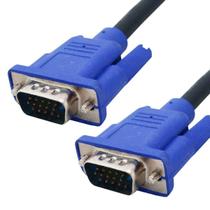 Cabo VGA Macho x Macho 1,5m com Filtro Preto Transmissão Estável para Vídeo