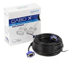 Cabo Vga Para Monitor Datashow Pc De 15 Metros Db15