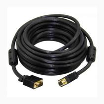 Cabo VGA para PC Monitor Projetor e TV - Conector D-Sub 10 metros