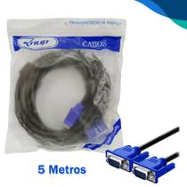 Cabo Vga Para Vga 5 Metros Com Filtro Knup Kp-5002-5M