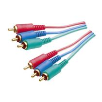 Cabo Vídeo Componente 3 RCA + 3 RCA 3 metros - Mxt