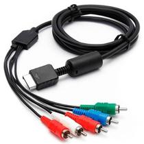 Cabo Video Componente Ps2 Ps3 Ponta Prata Alta Definição Cabo Video Componente Ps2 Ps3 Ponta Prata Alta Definição