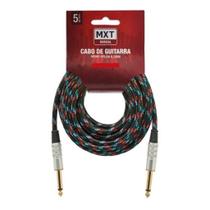 Cabo Violão Guitarra Baixo Teclado x Caixa x Mesa P10/P10 5m Metros Tecido