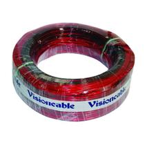 Cabo Visioncable 2X12 Vermelho Rolo 100M Cabo Visioncable 2X12 Vermelho Rolo 100M