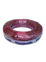 Cabo Visioncable 9.00Mm Som Profissional Vermelho 25 M