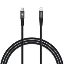 Cabo Volt Metal Pro Usb-c Para Lightining Mfi Preto 1,5m