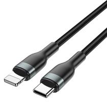 Cabo WIWU Concise UBS-C p/ Lightning 1,2 Metros Preto