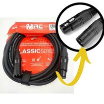 Cabo Xlr Balanceado 4.57m Microfone Mac Xlr + Xlr Classic No