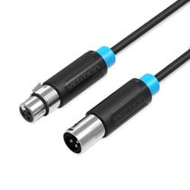 Cabo XLR Canon Audio Balanceado Microfone Som 10m Vention