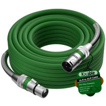 Cabo XLR com microfone premium de 12 m/40 pés macho para fêmea
