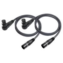 Cabo XLR Devinal de Ângulo Reto XLR Feminino para XLR Masculino Reto