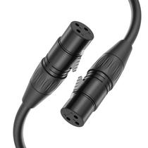 Cabo XLR fêmea para fêmea Yinker para equipamentos de áudio de 1,5 m Cabo XLR fêmea para fêmea Yinker para equipamentos de áudio de 1,5 m
