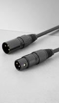 Cabo XLR Macho-Fêmea 2m Cobre Condutor Áudio Profissional Cabo XLR Macho-Fêmea 2m Cobre Condutor Áudio Profissional