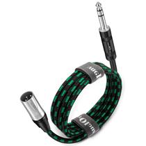 Cabo XLR macho para 1/4 Cabo de microfone Augioth Balance TRS Plug de 6 m