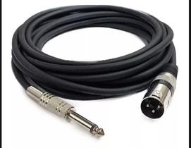 Cabo XLR macho para P10 Profissional Mono 5 MT